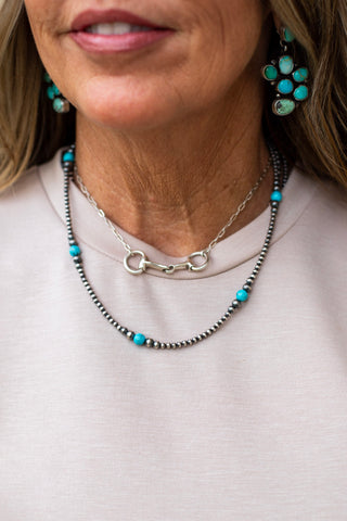 Silver Sky Strand Necklace