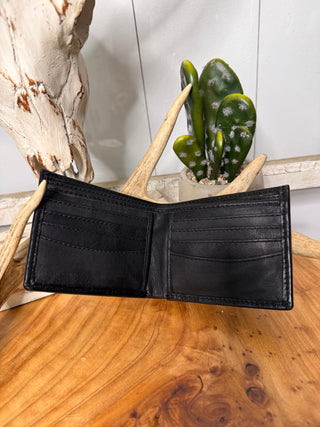 Cowtown Bloom Wallet ~ Black