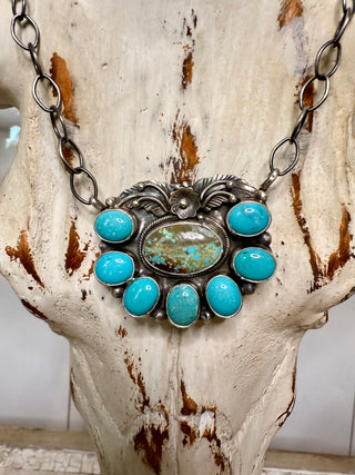 Number 8 Wildflower Cluster Necklace