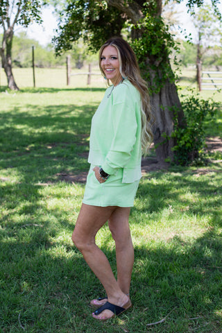 Corded Short ~ Cactus Cool