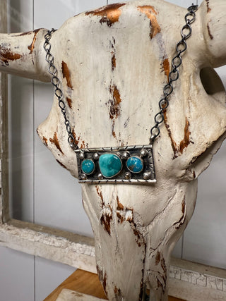 Lone Mountain Bar Necklace