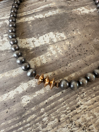 Gold Dust Charm Necklace