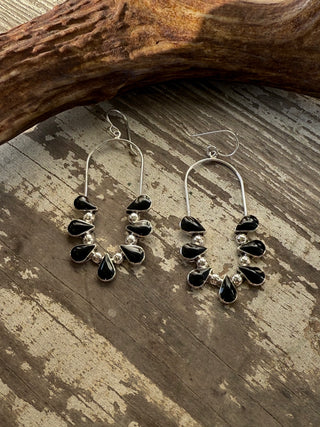 The Valarie Earrings ~ Onyx