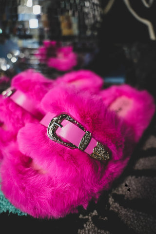 Buckle Up Slippers ~ Pop