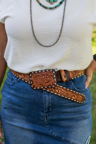 Heritage Tooled Belt