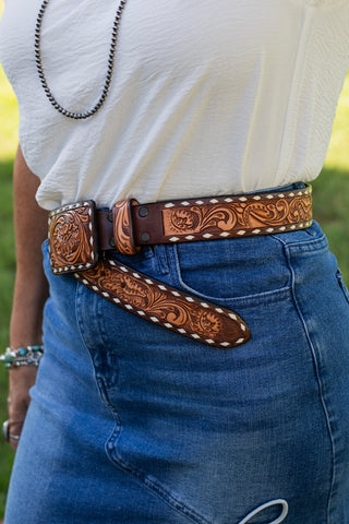 Heritage Tooled Belt