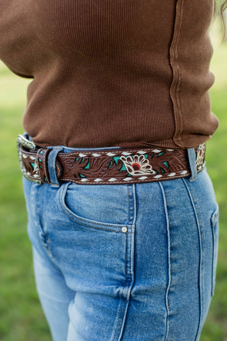 Whiskey Petals Belt