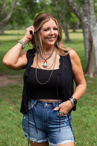 Cozy Crush Top ~ Black
