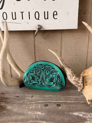 Vaquero Zip Pouch ~ Turquoise