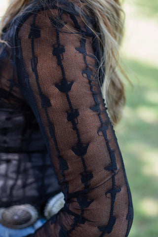 Lariat Lace ~ Midnight