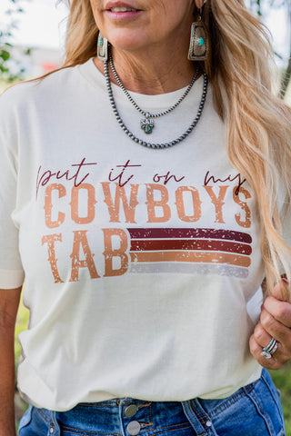Put It On My Cowboys Tab