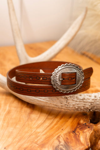 Cognac Maverick Belt