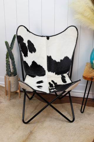 Ranch Hand Chair ~ Black & White
