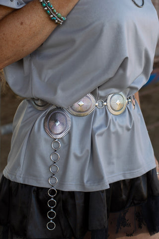 Silver Spur Chain Belt