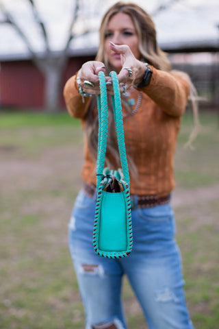 Sierra Belle Handbag ~ Turquoise