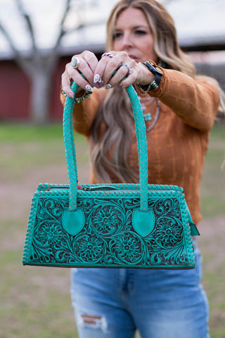 Sierra Belle Handbag ~ Turquoise