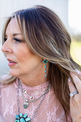 Wildflower Sky Drop Earrings