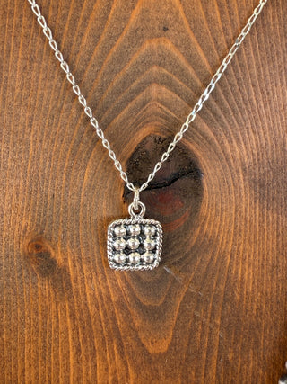 Silver Roller Necklace