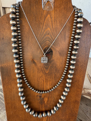 Silver Roller Necklace