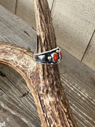 Sierra Trinity Ring ~ Coral