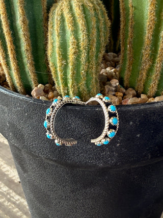Turquoise Hoops