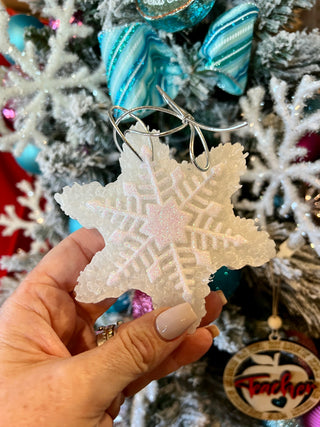 Snowflake Freshie
