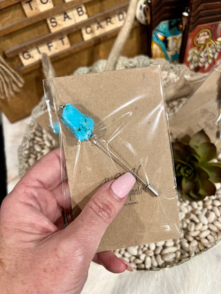 Rio Chama Turquoise Hat Pin