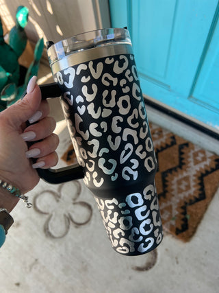Texas Tumblers ~ Leopard