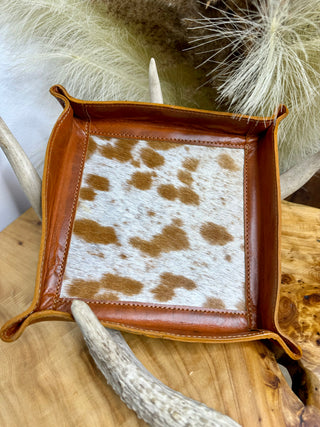 Cowhide Catchall ~ Saddle