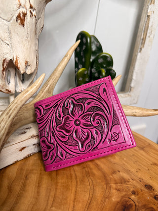 Cowtown Bloom Wallet ~ Pink
