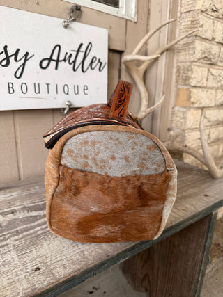 Ranch Hand Toiletry Bag ~ Cowhide