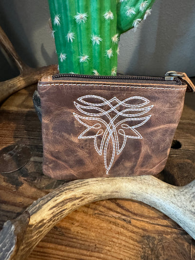 Western Stash Coin Pouch