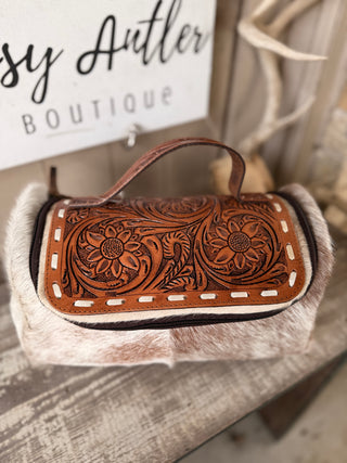 Ranch Hand Toiletry Bag ~ Cowhide
