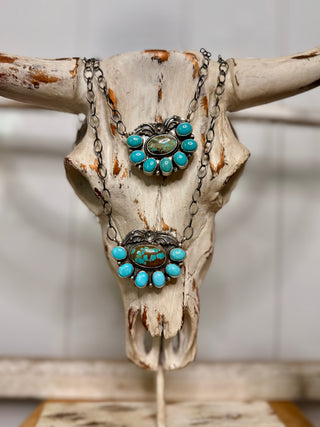 Number 8 Wildflower Cluster Necklace