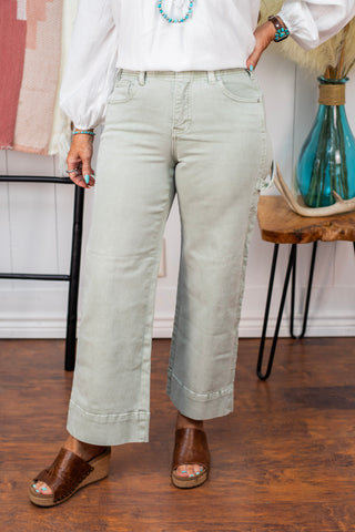 Pistachio Pop Jeans
