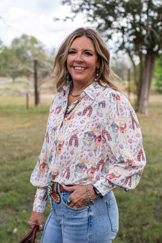 Catchin' Hearts Blouse