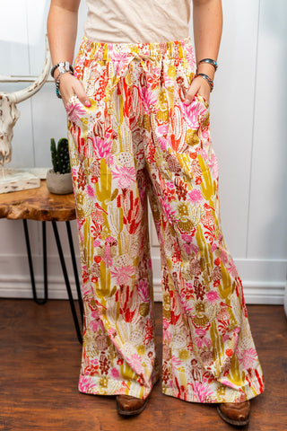 Boho Bloomscape Pants