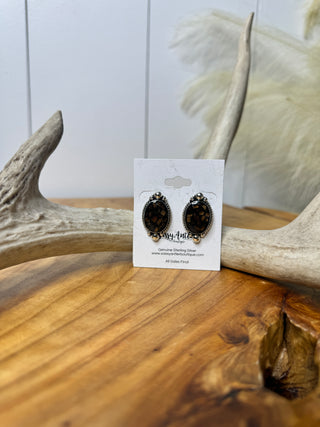 Mosaic Onyx/Tigers Eye Earrings