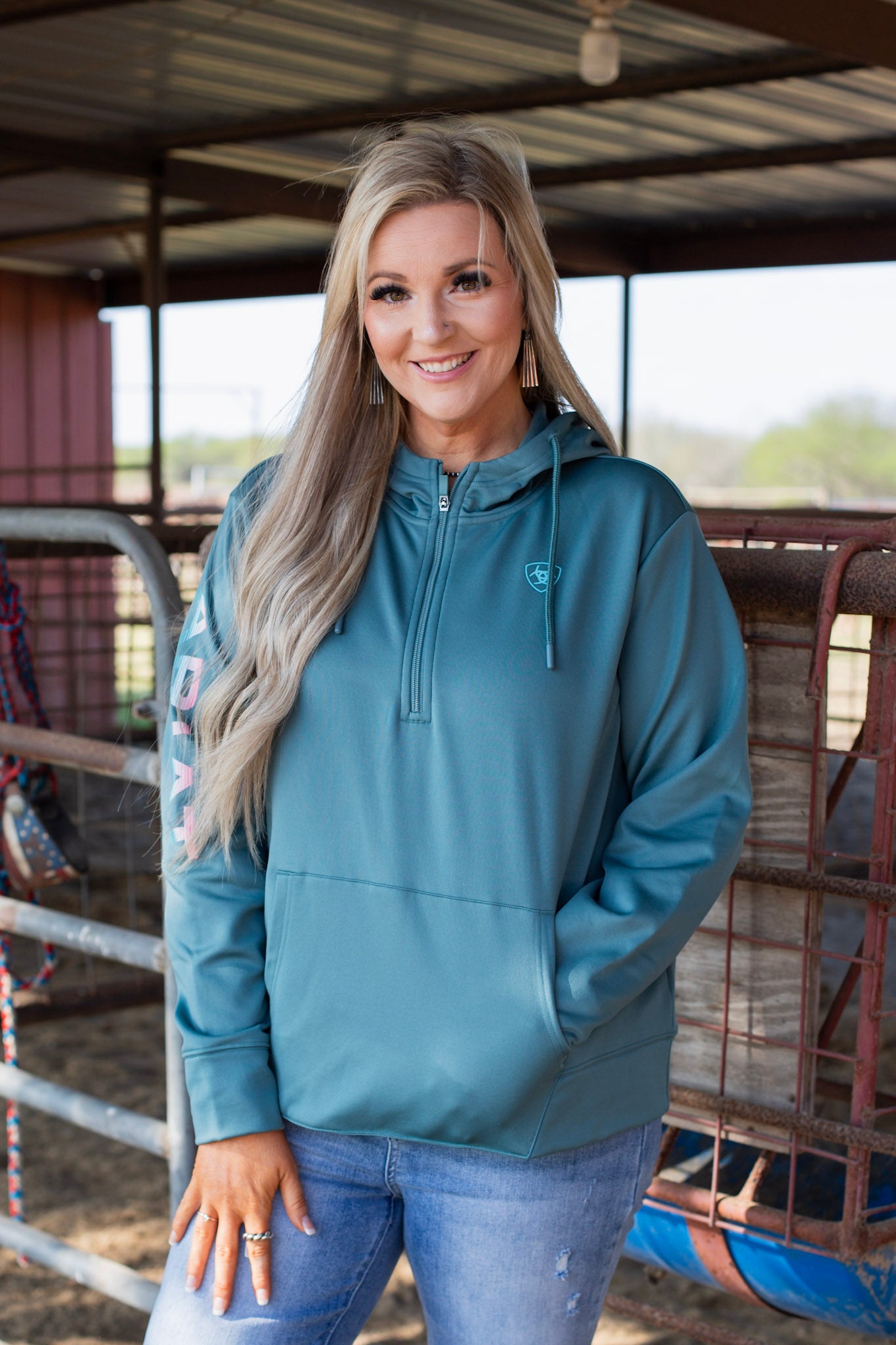 TEK Hoodie by Ariat ~ Atlantic