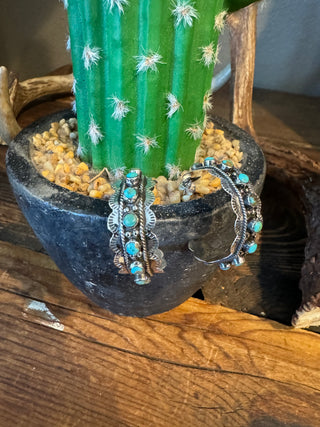 Sunset Scallop Hoops