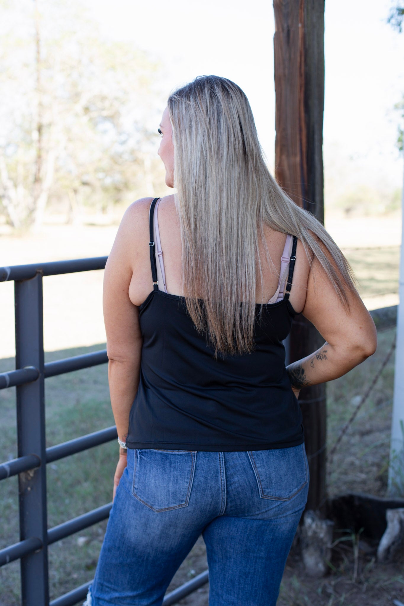 Golden Hour Cami Top ~ Black