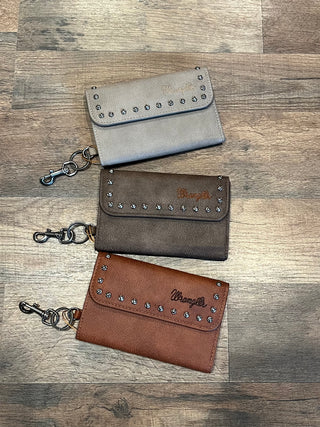 Wrangler Studded Wallet ~ Coffee