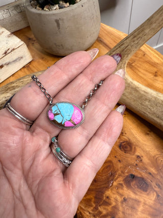 Bubble Gum Skies Necklace