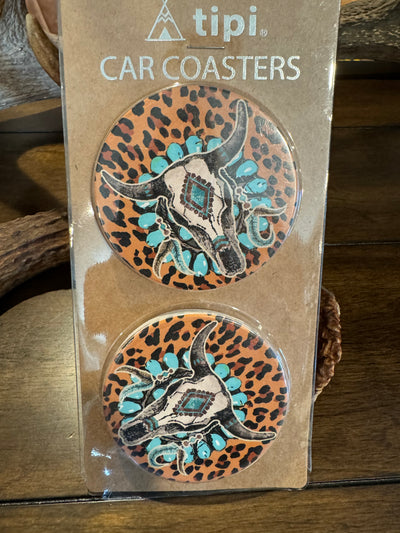 Car Coasters ~ Leopard