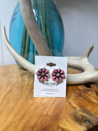 Cactus Rose Earrings