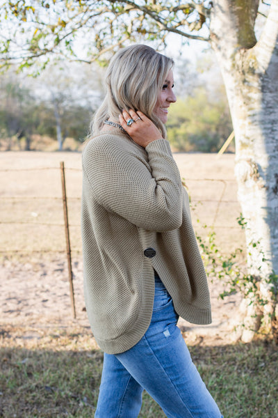 Buffalo Bend Sweater ~ Wheat