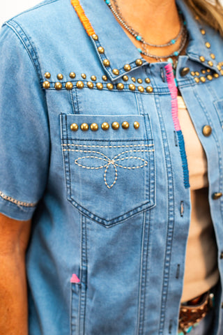 Copper Ridge Denim Top