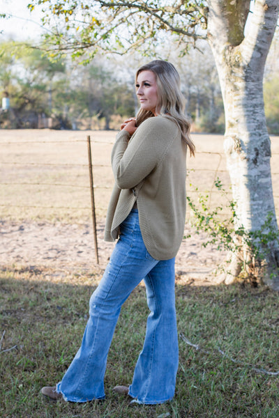 Buffalo Bend Sweater ~ Wheat