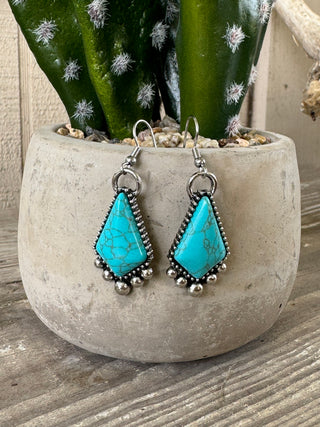 Yuma Earrings ~ Turquoise