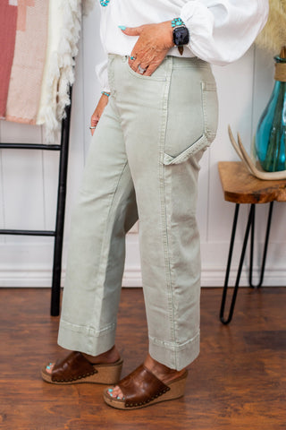Pistachio Pop Jeans